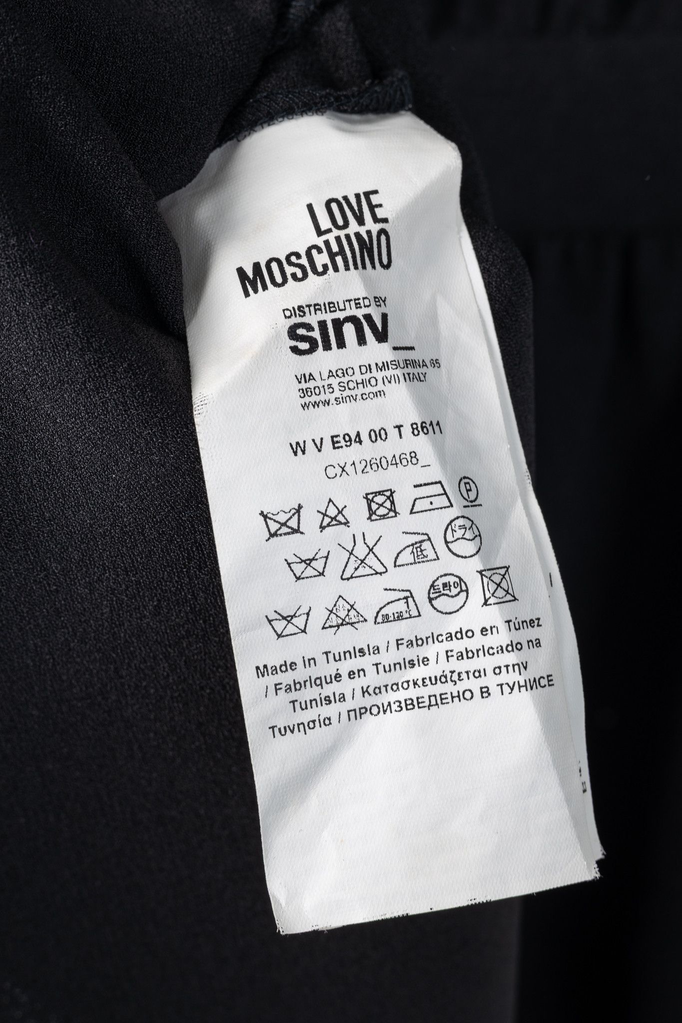 Love Moschino Love Moschino Black Crepe "Love"-Necklace Mini Dress Size S / US 4 / IT 40 - 11 Thumbnail