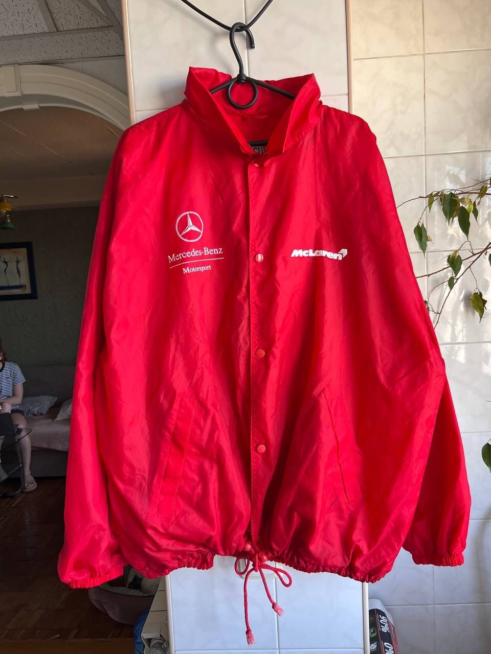 Mercedes-Benz Mens Vintage Mercedes McLaren Motorsport racing jacket nylon Size US L / EU 52-54 / 3 - 1 Thumbnail