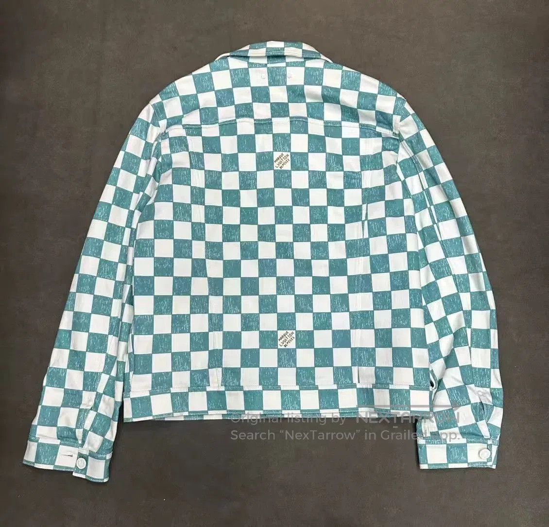 Louis Vuitton Louis Vuitton Damier Denim Trucker Jacket. Size US L / EU 52-54 / 3 - 2 Thumbnail