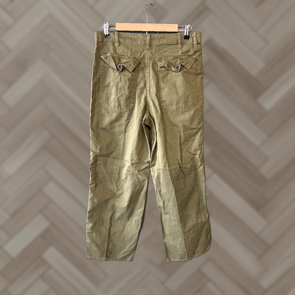 Zara Zara Woman The Worker Straight High Rise Side Striped Pants Size 8 Size 30" / US 8 / IT 44 - 1 Thumbnail