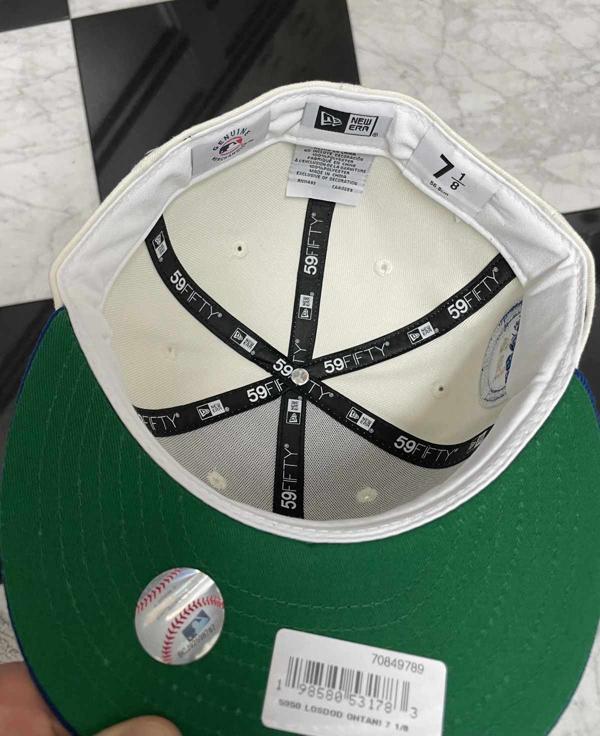 New Era 🔥 Exclusive Ohtani Dodgers fitted 7 1/8 Size ONE SIZE - 5 Thumbnail