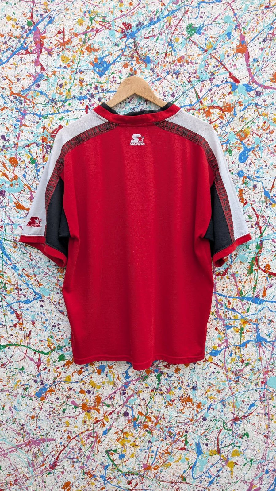 Starter Vintage Chicago bulls tshirt tee 90s Starter basketball Size US L / EU 52-54 / 3 - 6 Thumbnail