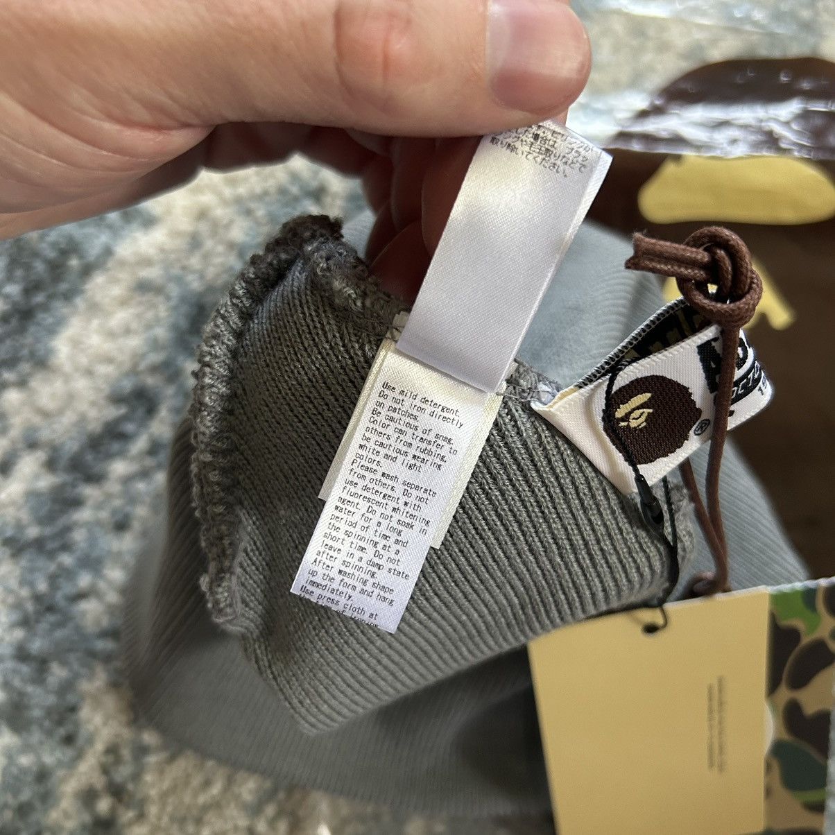 Bape × October's Very Own BAPE x OVO EMBROiDERED CAMO PATCH KNiT CAP Size ONE SIZE - 11 Thumbnail