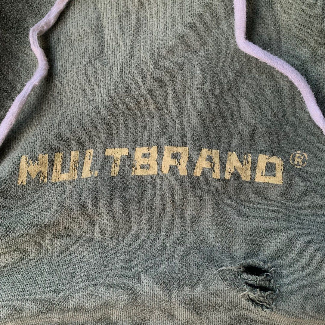 20471120 Japanese oversize ripped hoodie I6w9 lgb style Size US XL / EU 56 / 4 - 4 Thumbnail