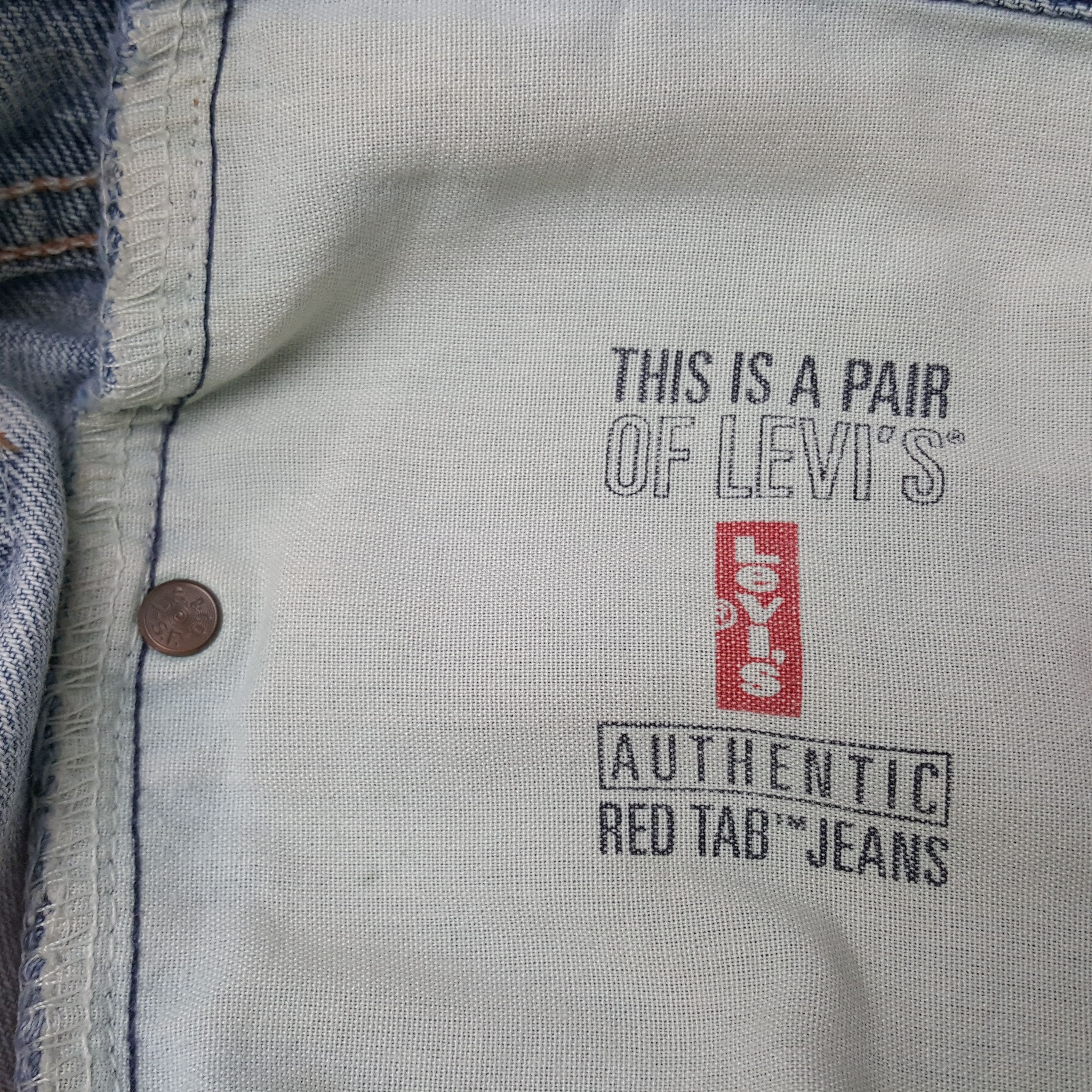 If Six Was Nine × Levi's × Vintage Vintage Levi's American Style Distressed Denim Jeans Size US 32 / EU 48 - 9 Thumbnail