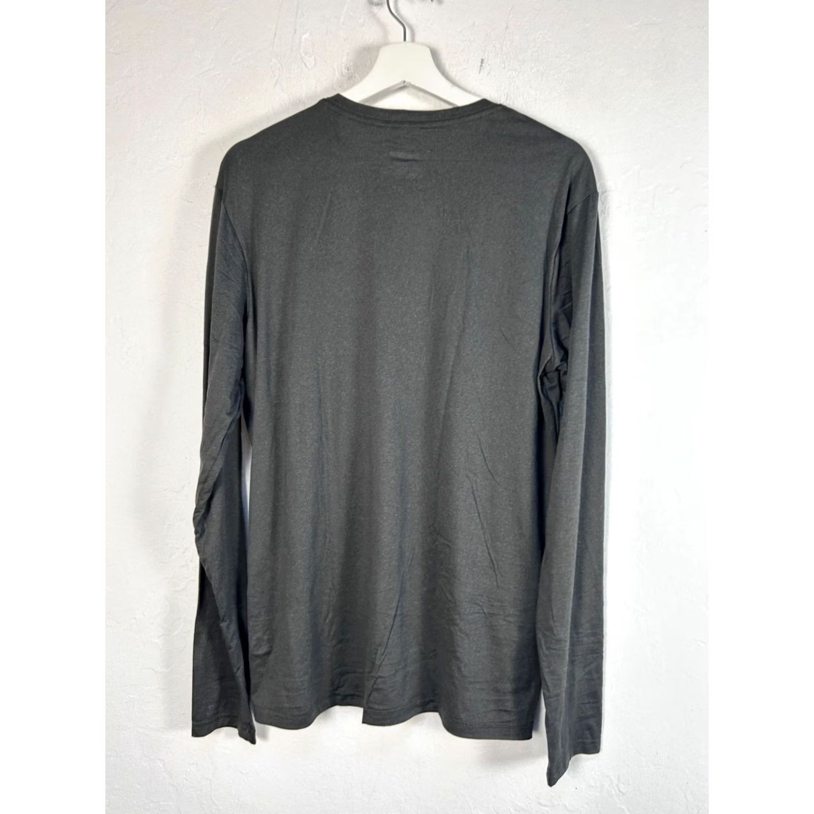 Vintage REI Co-Op Mens Sahara Long-Sleeve Hike T-Shirt Medium Black Heather Stretch New Size US M / EU 48-50 / 2 - 2 Thumbnail