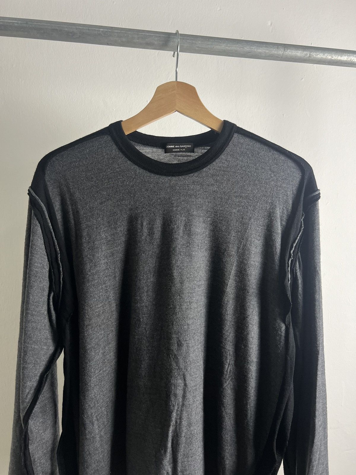 Comme des Garcons Homme Plus × Rei Kawakubo AD2002 Comme Des Garcons Homme Plus Extra Fabric Lined Size US M / EU 48-50 / 2 - 2 Thumbnail