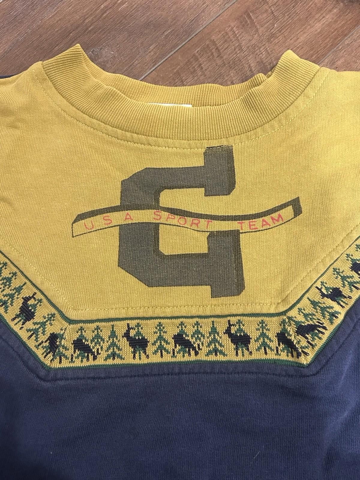 Vintage Vintage Rare 90s Olympics USA Sport Team Sweatshirt Boxy L Size US L / EU 52-54 / 3 - 3 Thumbnail