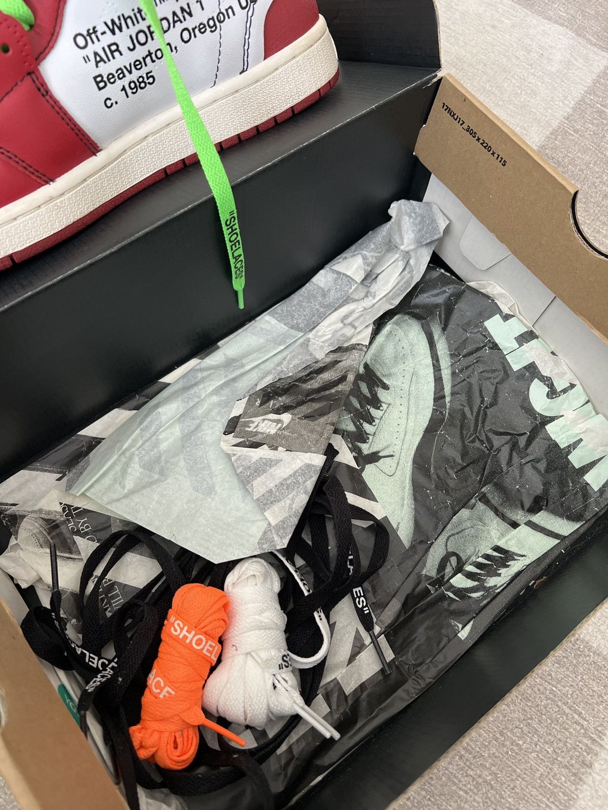 Jordan Brand × Off-White Jordan 1 x off white chicago Size US 8.5 / EU 41-42 - 9 Thumbnail
