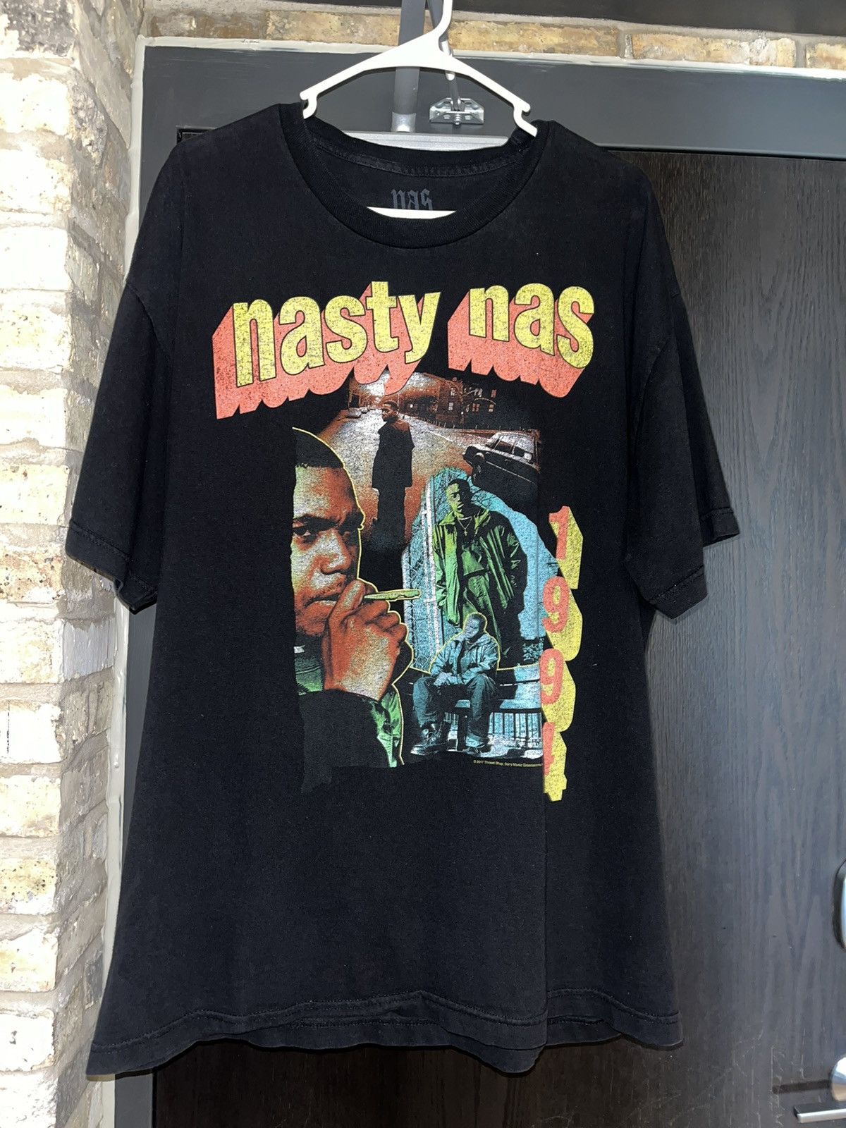 Vintage Nasty Nas Vintage Graphic Tee Size US XL / EU 56 / 4 - 1 Thumbnail