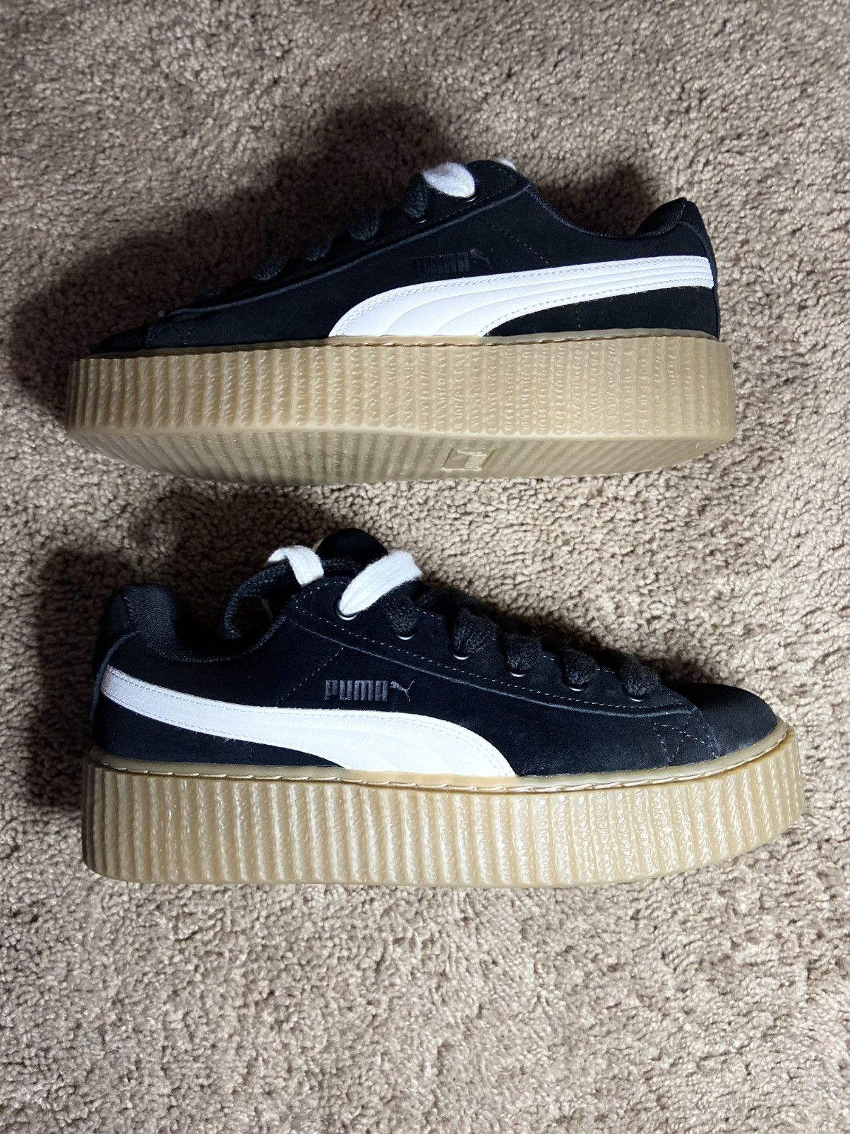 Fenty PUMA x Fenty Creeper Suede Black/Gum - Size 9.5 Size US 9.5 / IT 39.5 - 2 Thumbnail