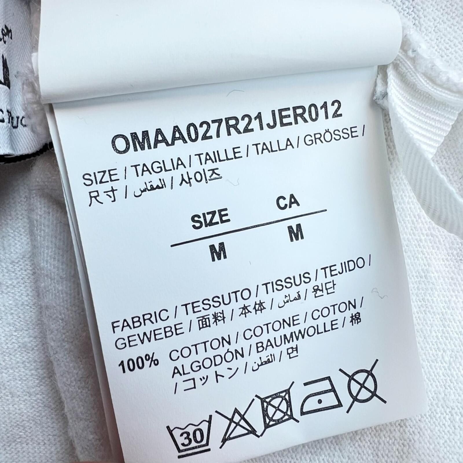 Off-White Off-White All Over White T Shirt Size US M / EU 48-50 / 2 - 4 Thumbnail