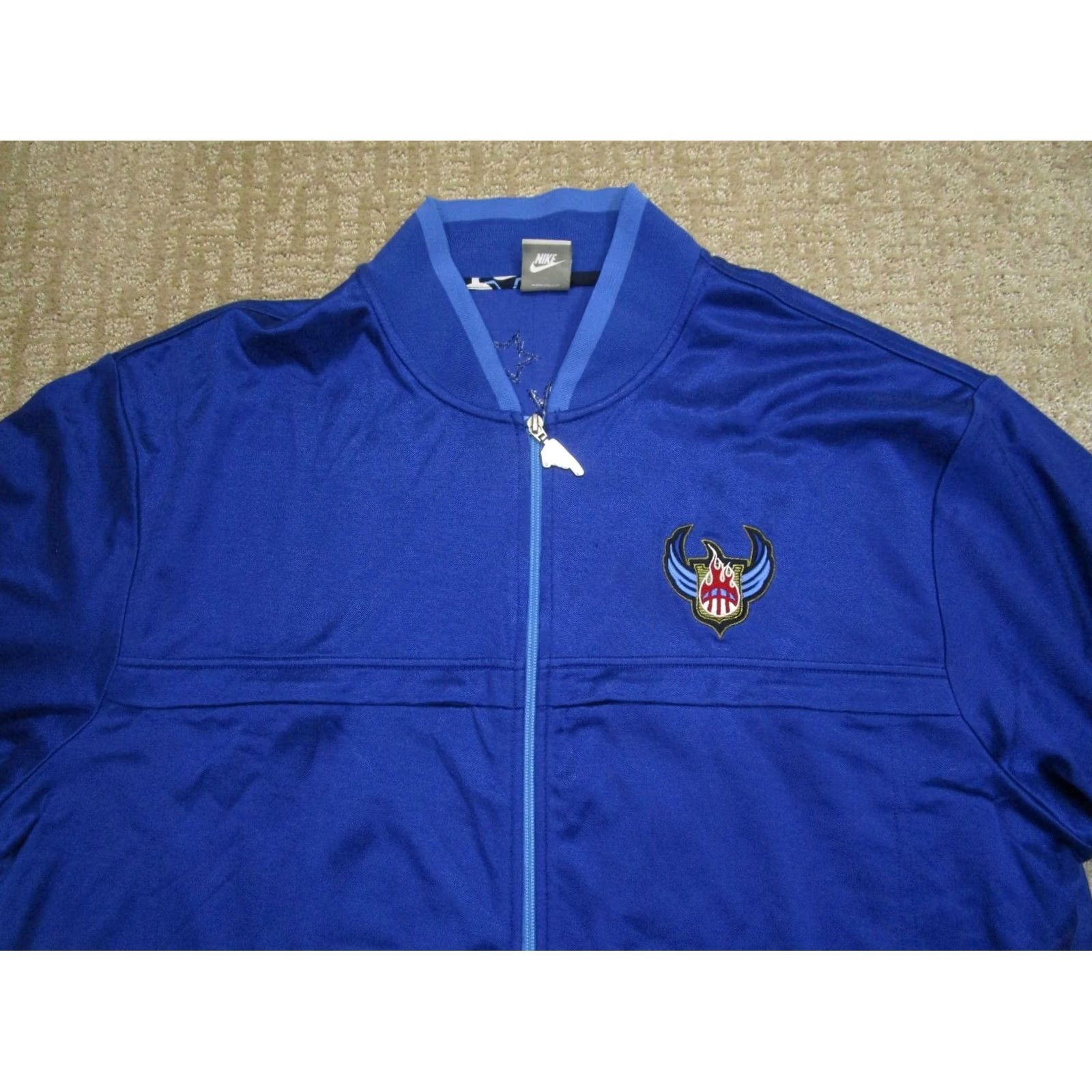 Nike VINTAGE Nike Jacket Mens 2XL Blue Full Zip Hooded? [Note: The original title does not mention hood; cannot add] Size US XXL / EU 58 / 5 - 2 Thumbnail