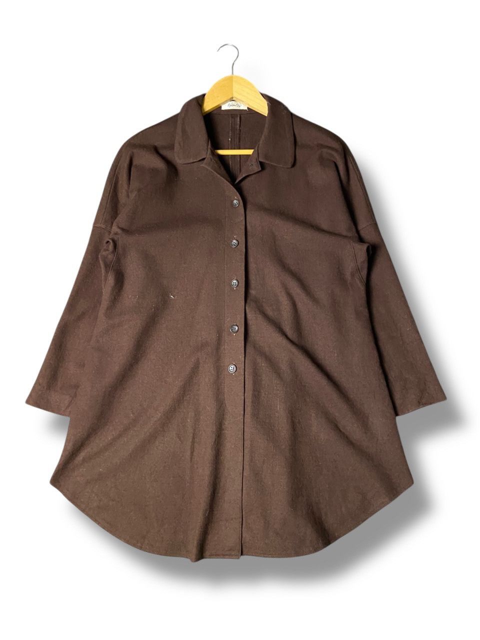 Japanese Brand Vintage Maison D’or Wool Blend Button Up Shirt (161) Size XS / US 0-2 / IT 36-38 - 2 Thumbnail
