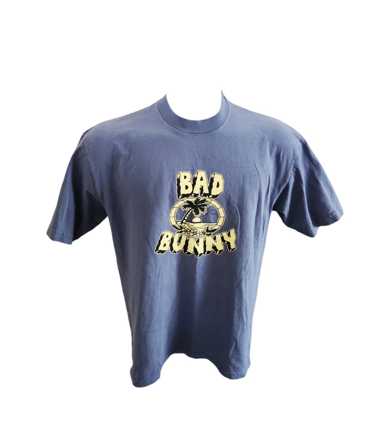 Band Tees Bad Bunny Un Verano Sin Ti Safari Blue Tee World's Hottest Size US M / EU 48-50 / 2 - 1 Thumbnail