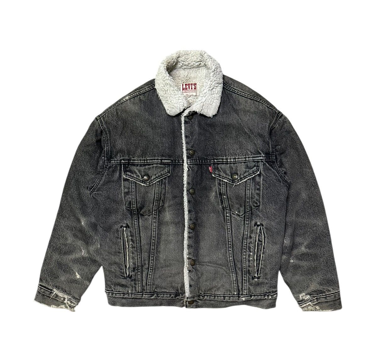 Levi's Vintage Levis sherpa trucker denim jacket Size US S / EU 44-46 / 1 - 8 Thumbnail