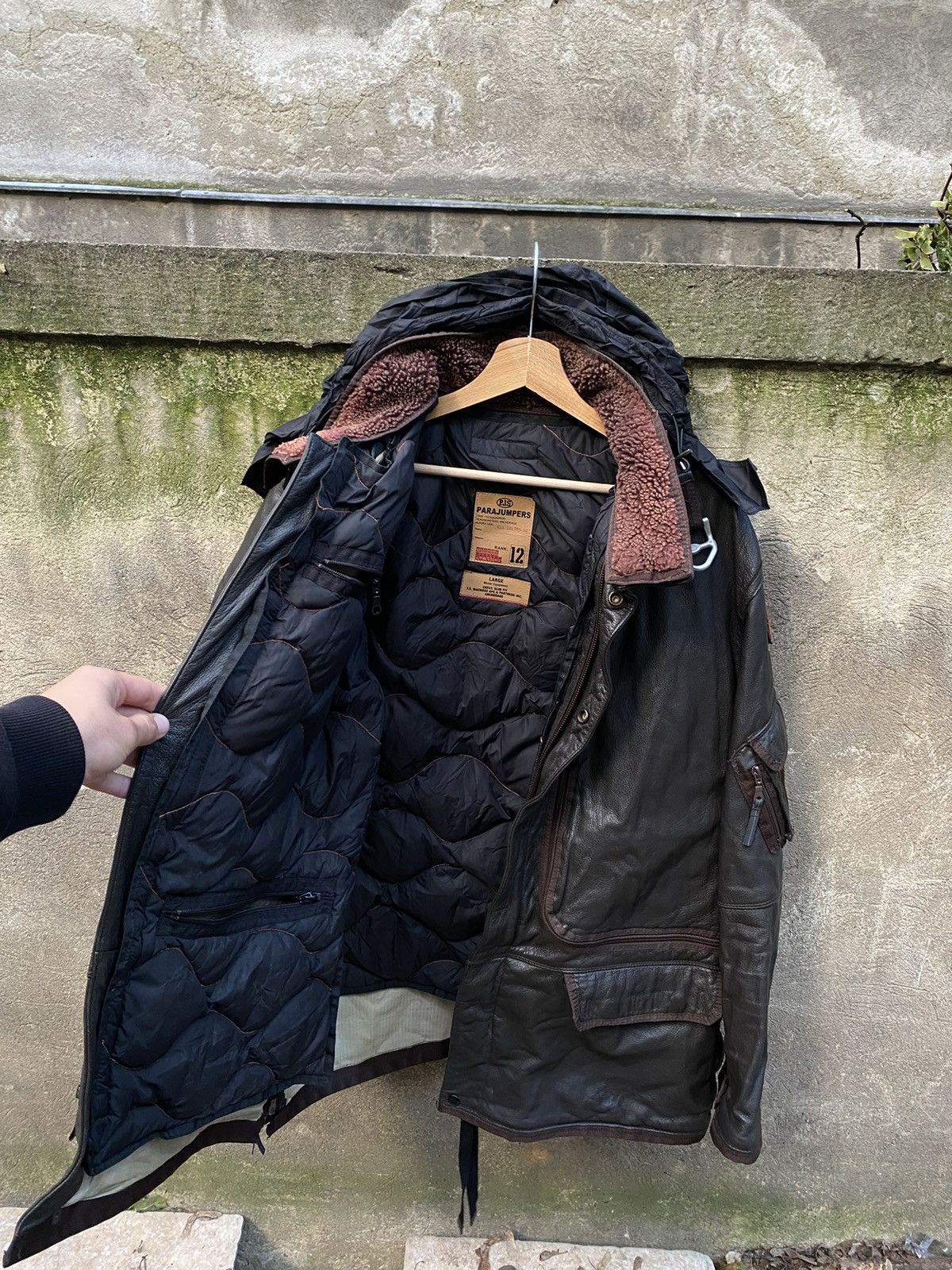 Parajumpers Parajumpers Leather Multipocket Insulated Jacket Size US L / EU 52-54 / 3 - 7 Thumbnail