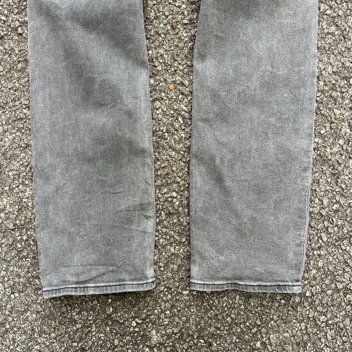 GU × Undercover Undercover × GU Damage Jeans Gray Pants Distressed Size US 28 / EU 44 - 11 Thumbnail