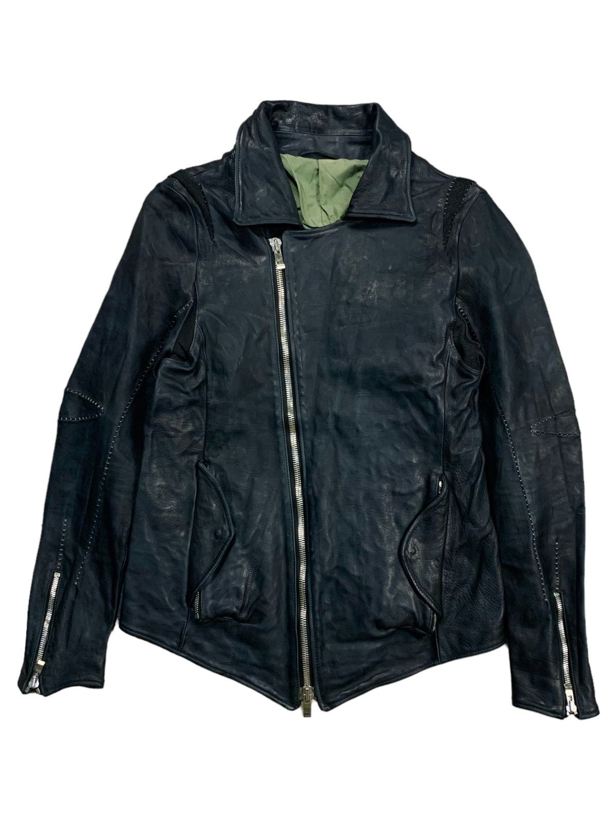 Incarnation Incarnation Exclusive - Silver Stitched Cross Moto Jacket Size US M / EU 48-50 / 2 - 4 Thumbnail