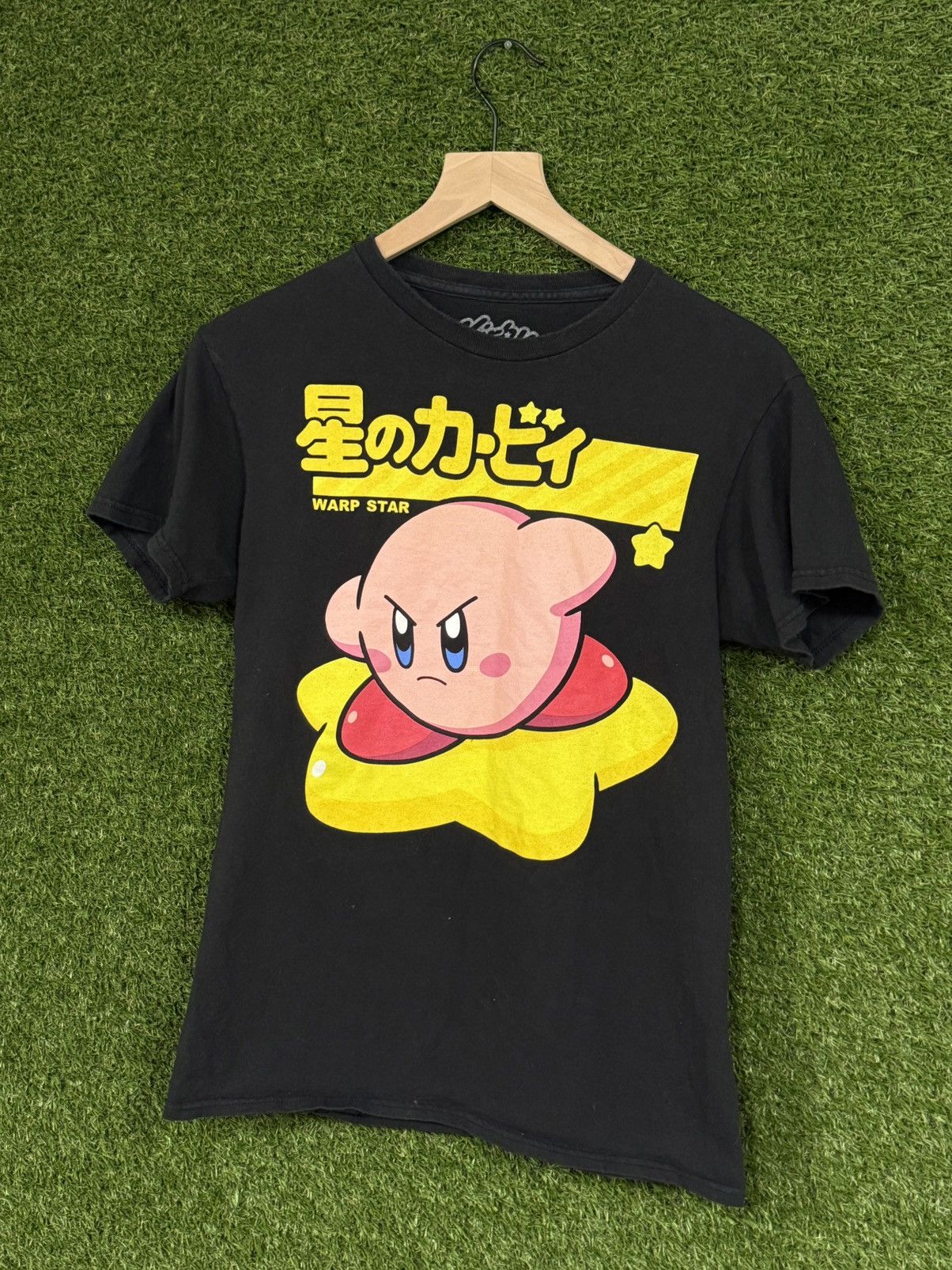 Nintendo Kirby Air Ride Nintendo Japan Logo Tee Black Small Size US S / EU 44-46 / 1 - 2 Thumbnail