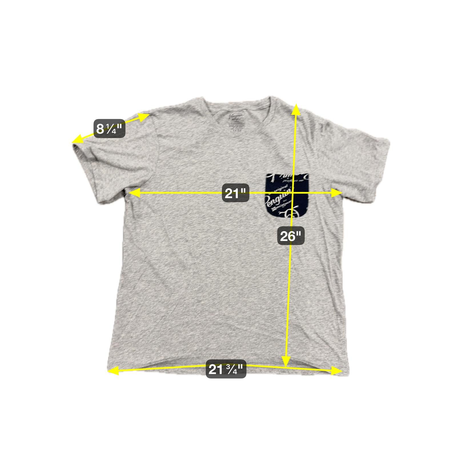 Original Penguin Penguin Mens Logo Pocket Tee - Black / Gray - L Size US L / EU 52-54 / 3 - 5 Thumbnail