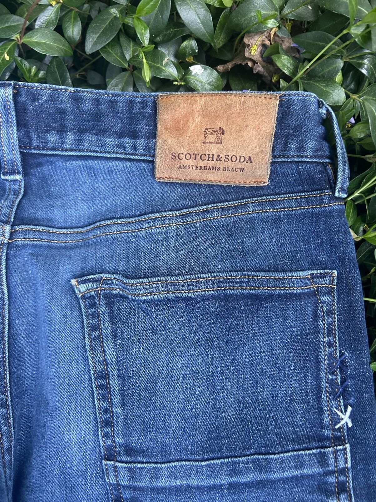 Scotch & Soda Scotch&Soda Ralston Jeans Men’s 33x34 Slim Straight Stretch Size US 33 - 3 Thumbnail