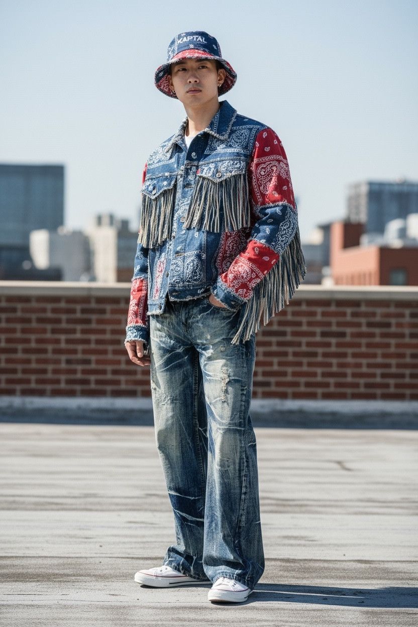 Fashion Victim VERY RARE🔥 Punk Xantho Mudwash Clawmark Whisker FLARE Denim Size US 31 - 2 Thumbnail