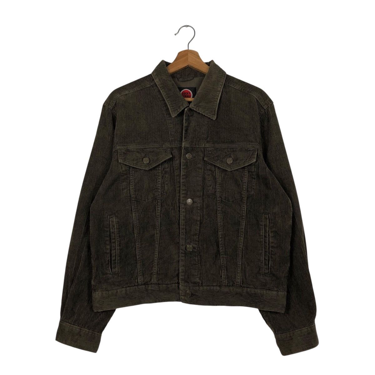 Japanese Brand × Vintage 📌Vintage Trucker Biker Jacket Lucky Strike Originals Size US M / EU 48-50 / 2 - 2 Thumbnail