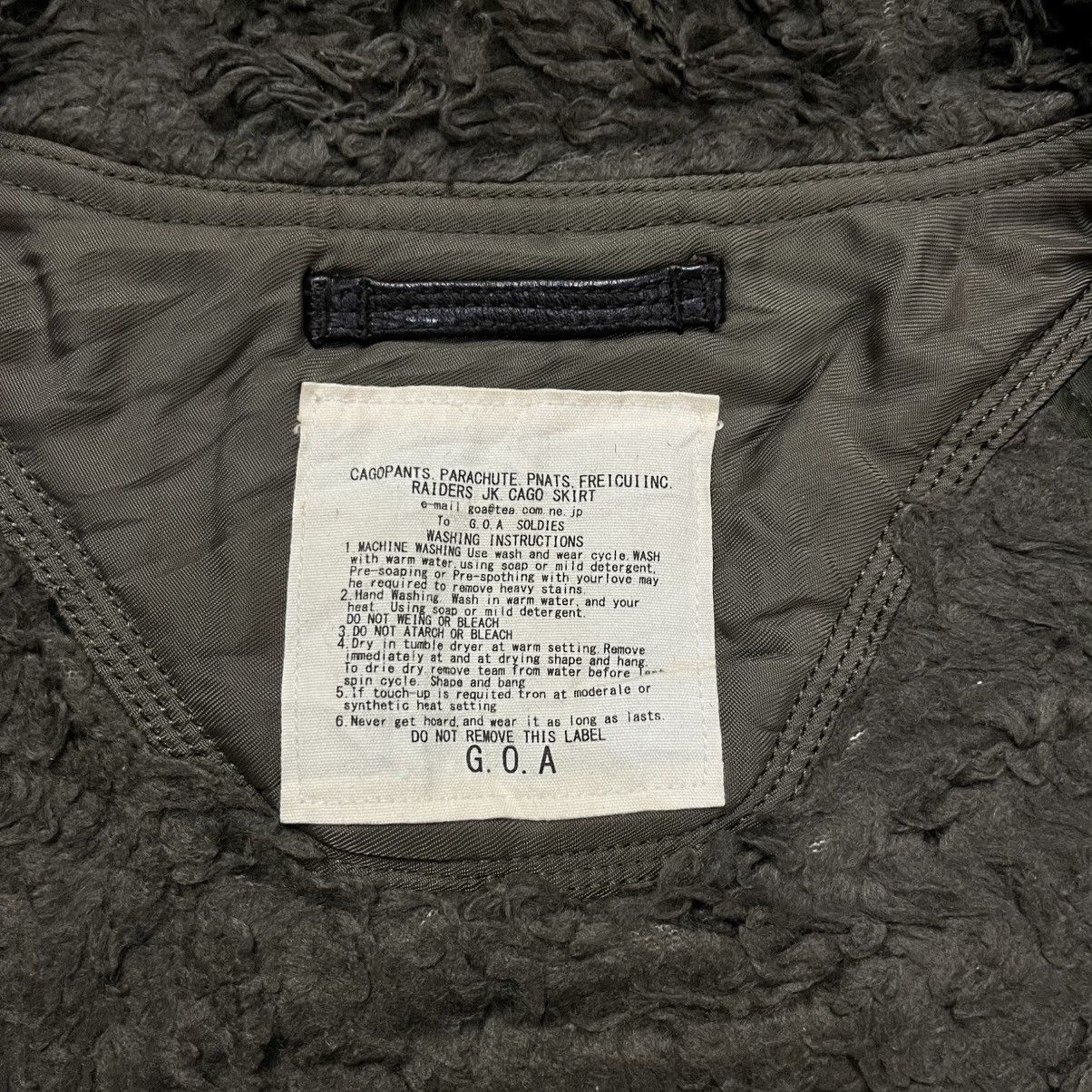 If Six Was Nine 2000s GOA - Fur Hoodie Cyber Cargo Jacket Size US M / EU 48-50 / 2 - 10 Thumbnail