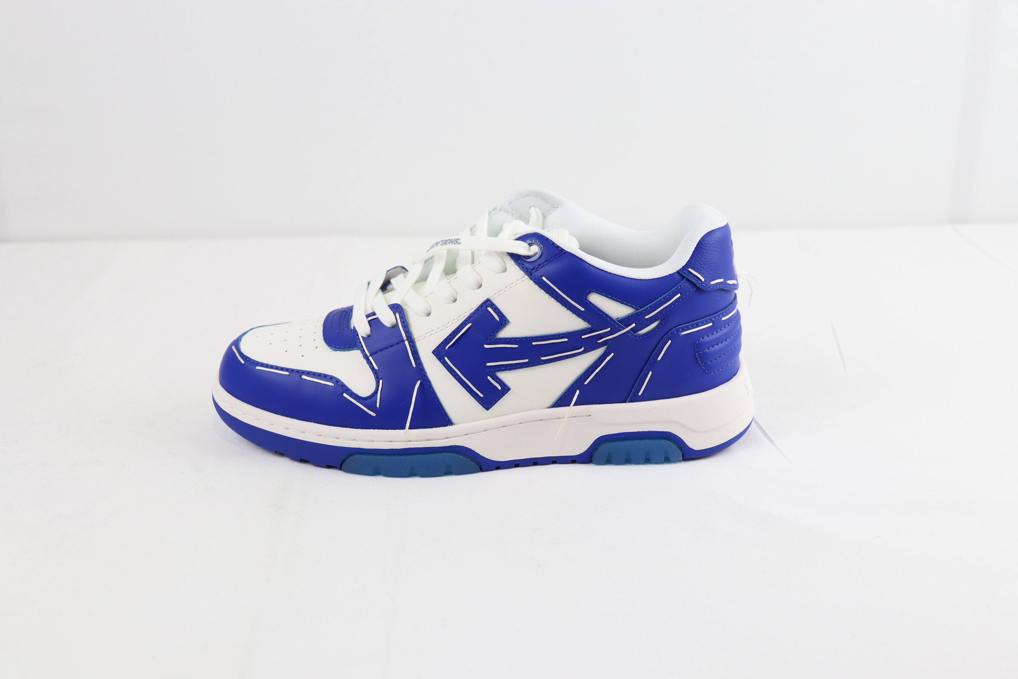 Off-White o1rshd Out of Office Sartorial Stitch Sneakers Blue / White Size US 13 / EU 46 - 1 Thumbnail