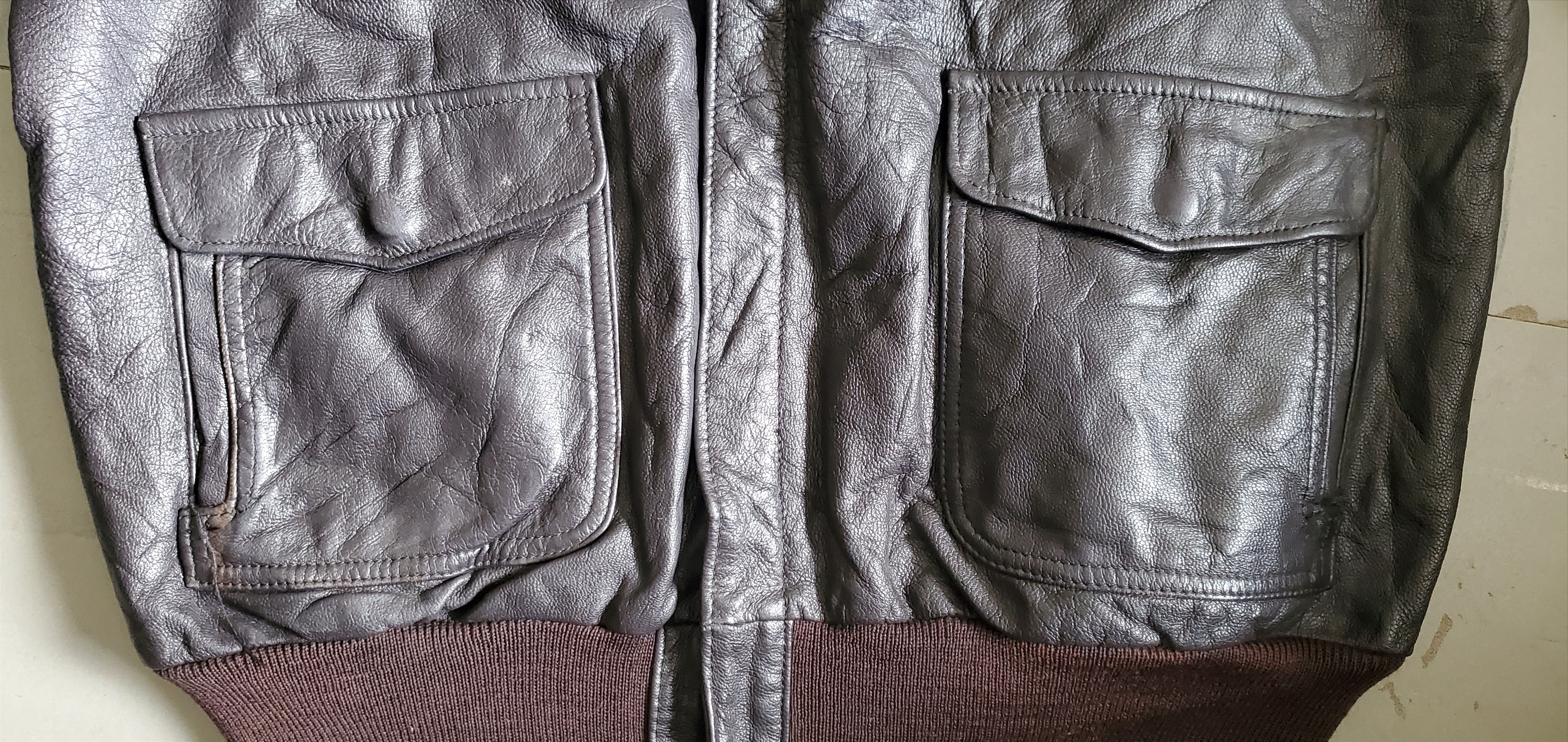 L.L. Bean Vintage L.L Bean Flying Tiger Goatskin Cockpit Jacket Size US S / EU 44-46 / 1 - 2 Thumbnail
