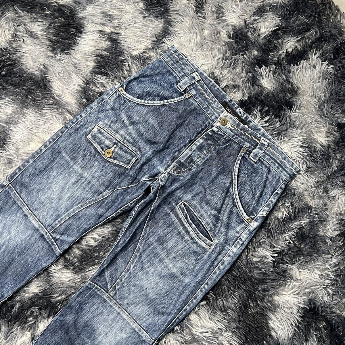 Japanese Brand Nuestro Collection Distressed Denim Cargo Pants Size US 30 / EU 46 - 3 Thumbnail