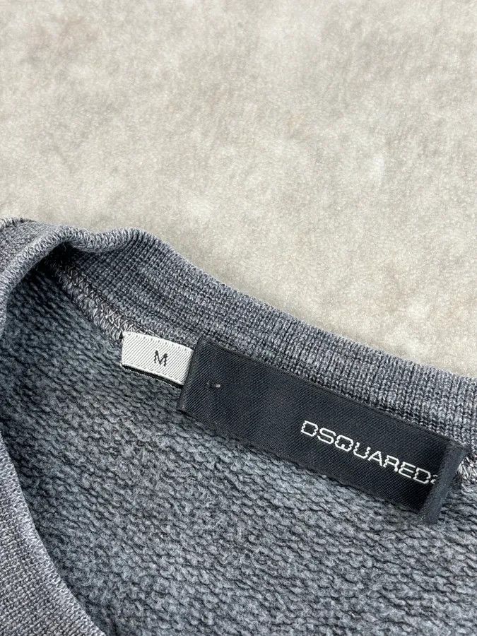 Dsquared2 AW2008 Dsquared2 Punk Grey Rock Crewneck Sweater Size US M / EU 48-50 / 2 - 8 Thumbnail