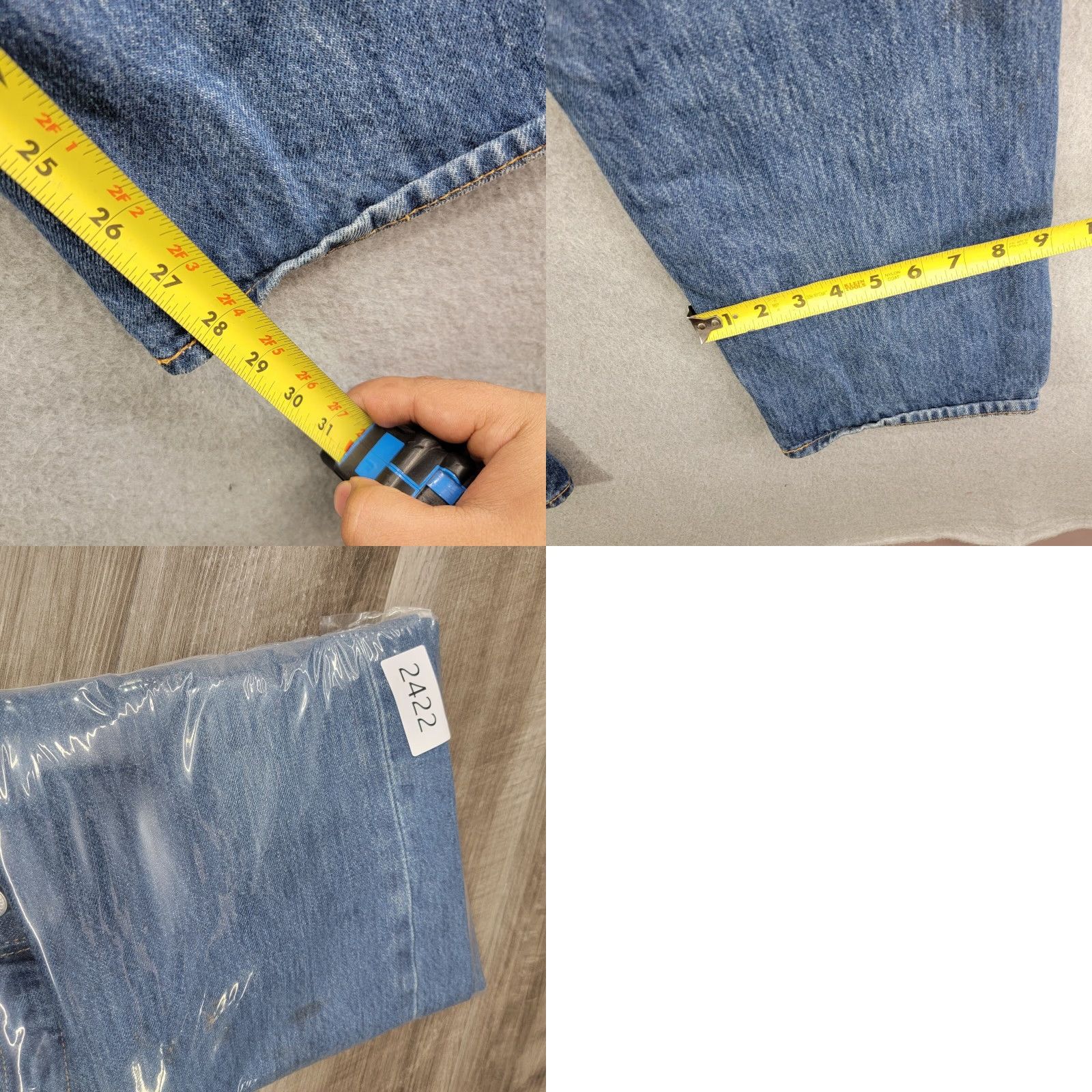 Vintage Levi’s 501 Jeans Size 40 X 30 Dark Blue Button Front Jeans Men Regular Inseam 30 Size US 40 / EU 56 - 9 Thumbnail