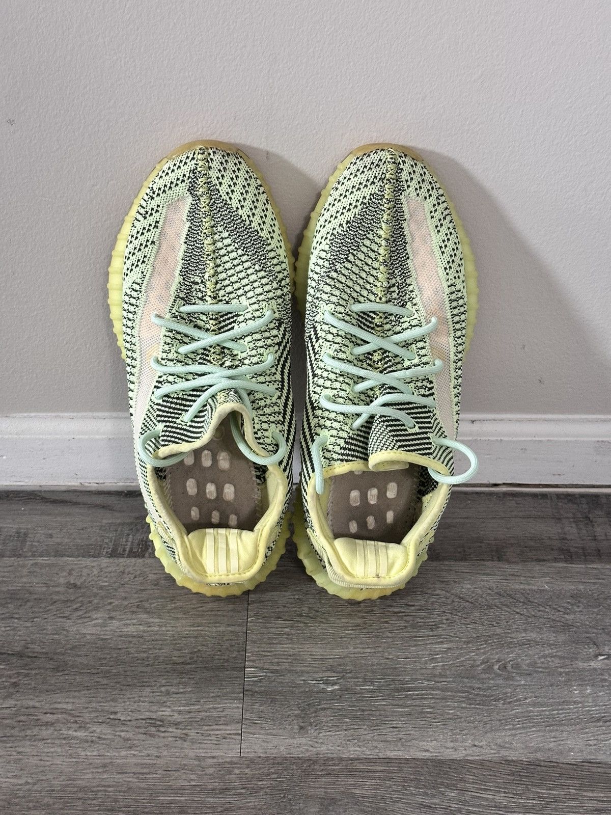 Yeezy ADIDAS YEEZY BOOST 350 V2 YEEZY-Yellow and Green Size US 12 / EU 45 - 11 Thumbnail