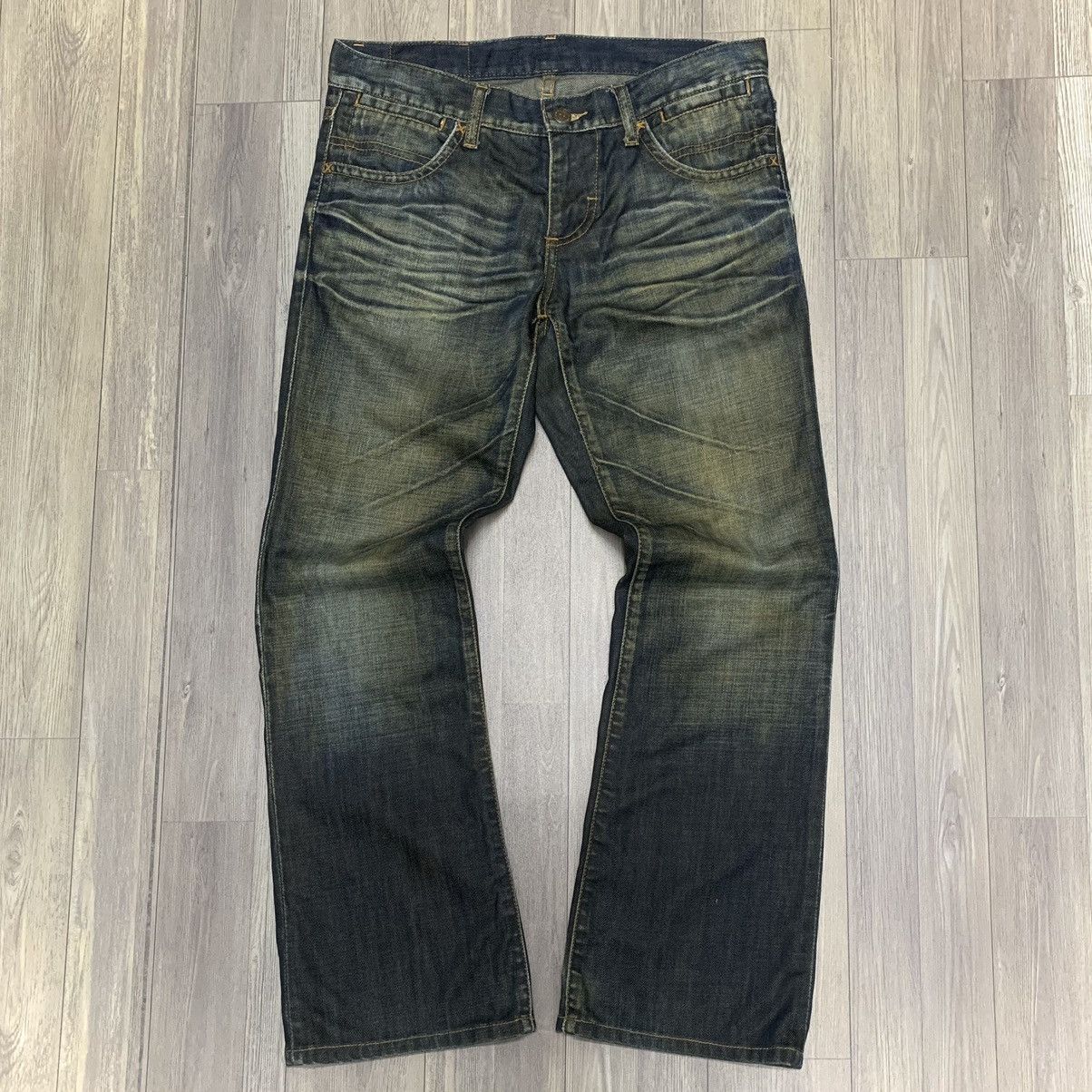 image of If Six Was Nine x Tornado Mart Mud Wax Bootcut Low Rise Pants, Men's (Size 30)