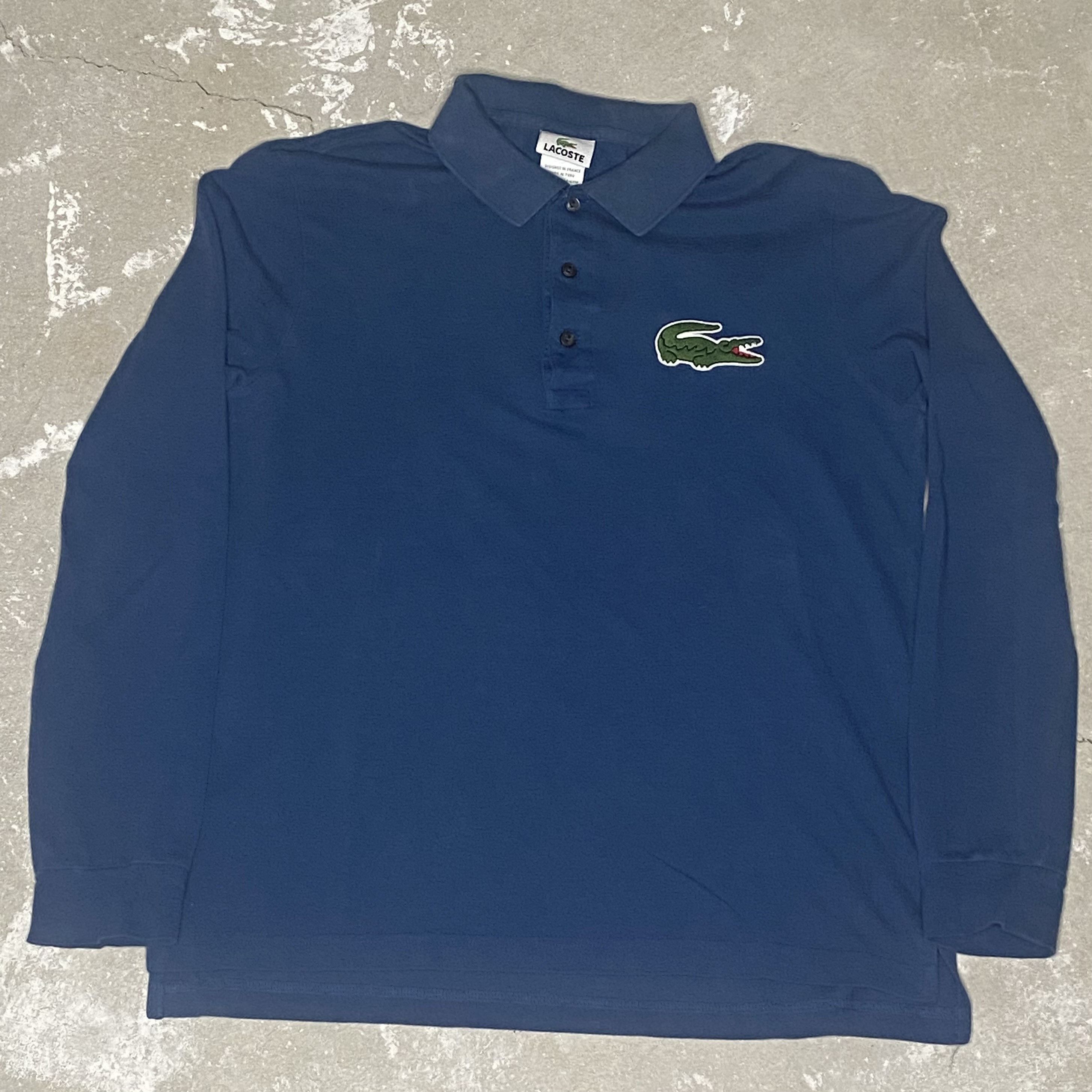 Lacoste Vtg Lacoste Polo Long Sleeve Size US M / EU 48-50 / 2 - 2 Thumbnail