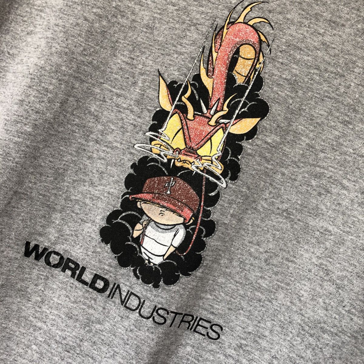 Hook-Ups World Industries skateboard vintage tee t shirt Size US XL / EU 56 / 4 - 4 Thumbnail