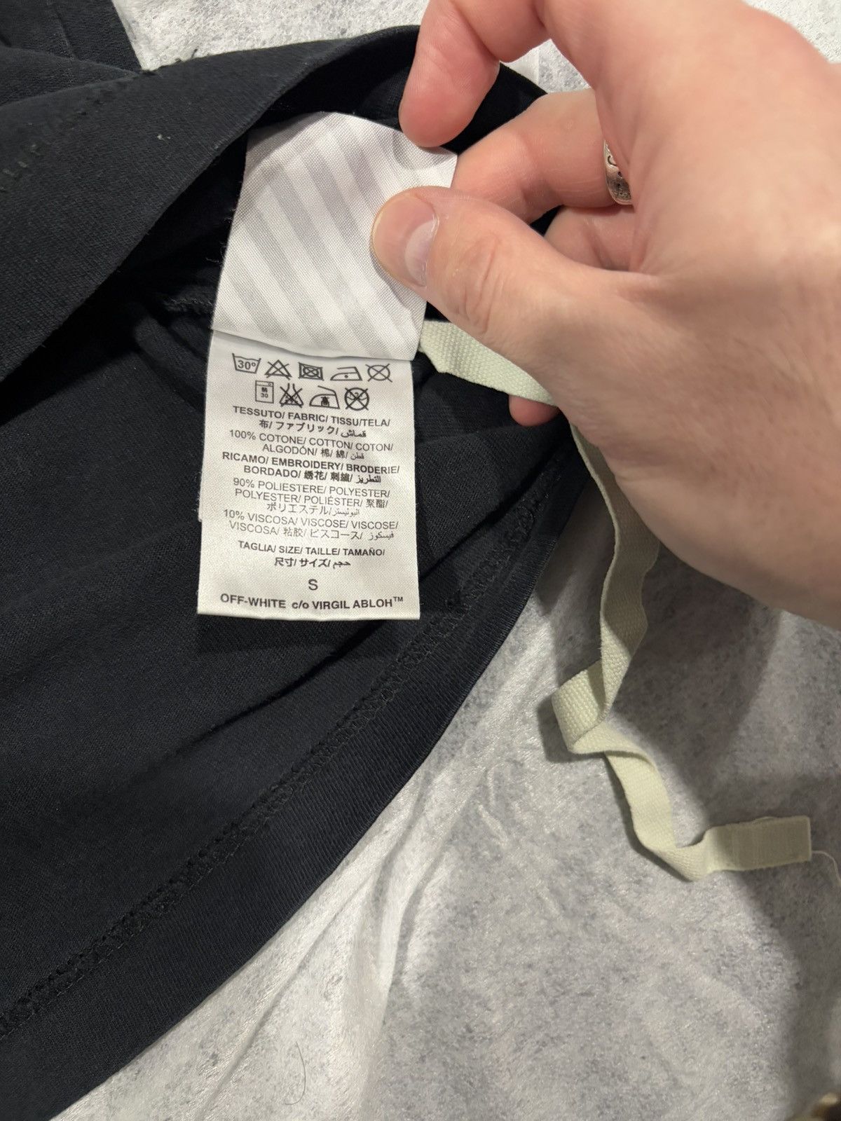 Off-White Off White Ferns Embroidered T Shirt Size US S / EU 44-46 / 1 - 6 Thumbnail