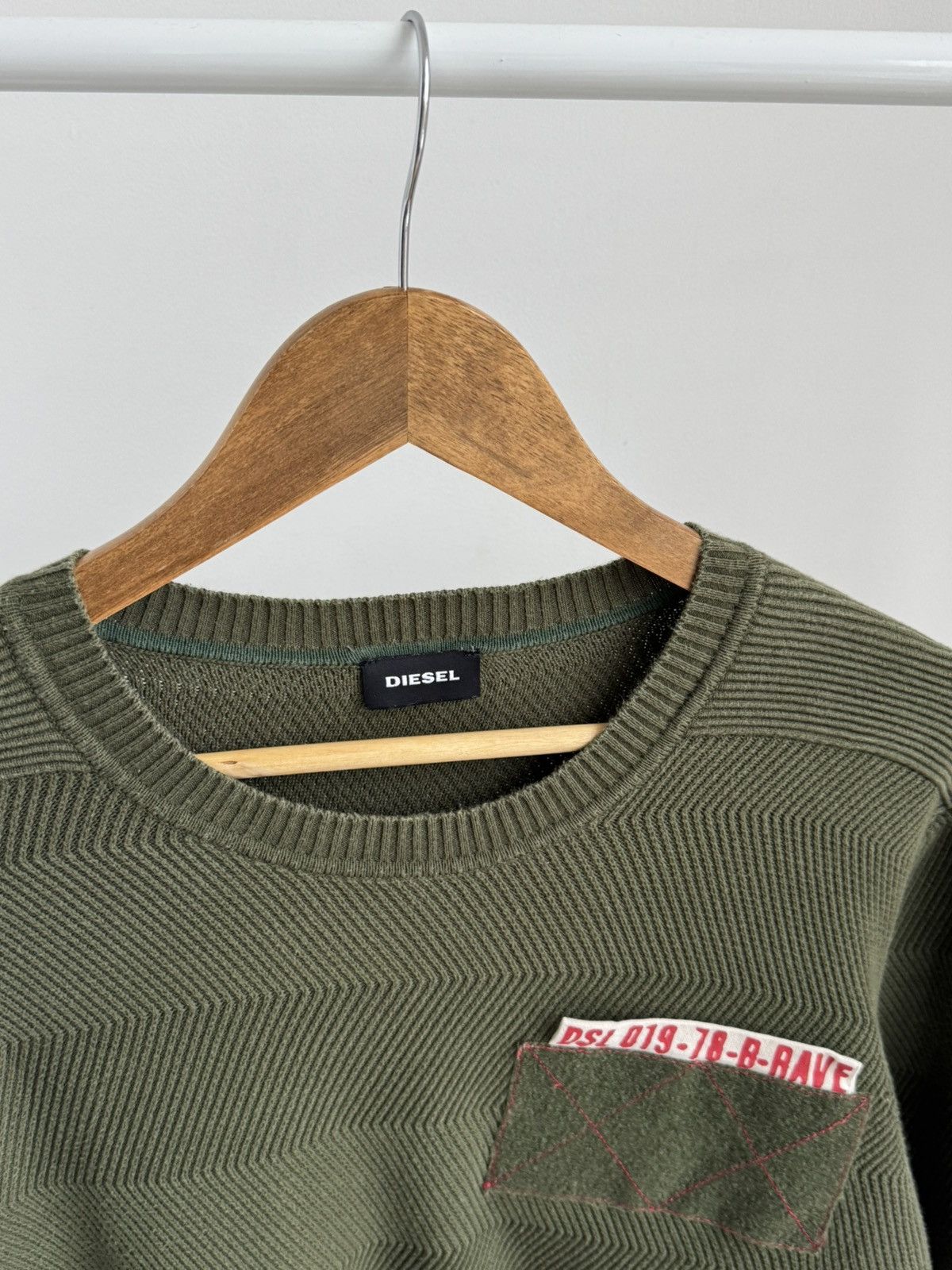 Diesel Diesel Knitwear Green Sweatshirt Size M Men military Size US M / EU 48-50 / 2 - 4 Thumbnail