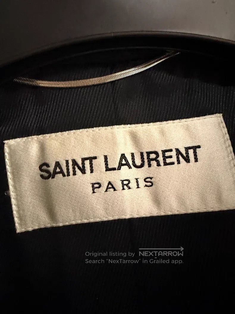 Saint Laurent Paris Saint Laurent Paris Shearling and Wool Blended Jacket Size US L / EU 52-54 / 3 - 2 Thumbnail