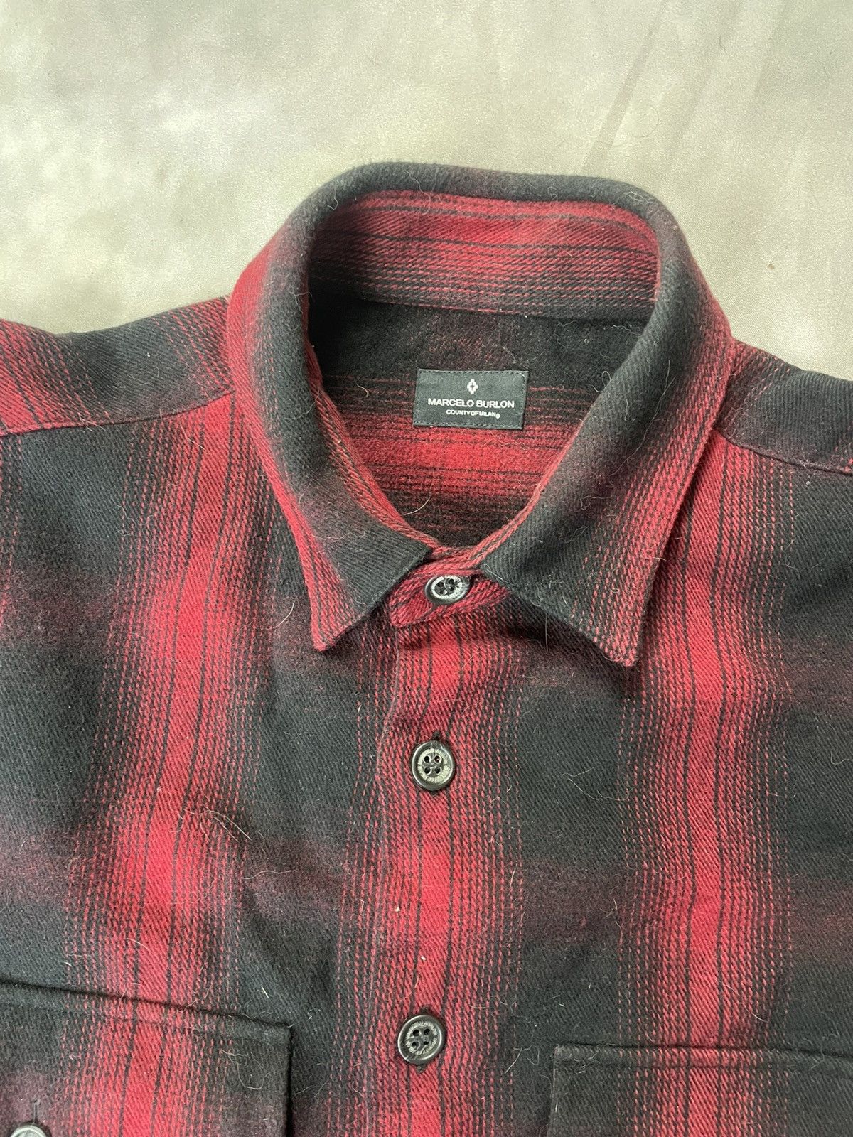 Marcelo Burlon Marcelo Burlon Milan Eagle Flannel Plaid Size US M / EU 48-50 / 2 - 6 Thumbnail