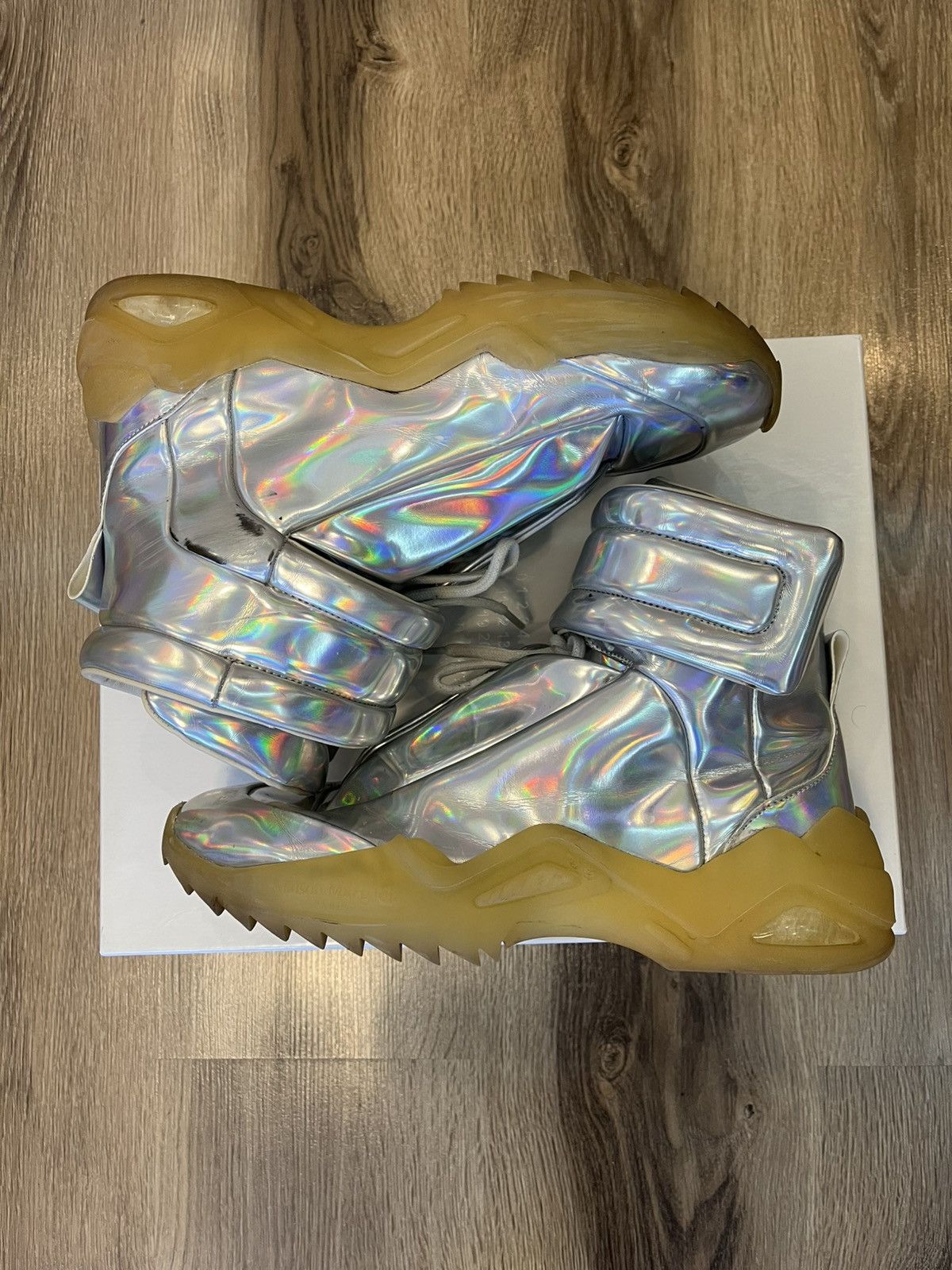 Maison Margiela Future White Men 9 42 Leather High Top