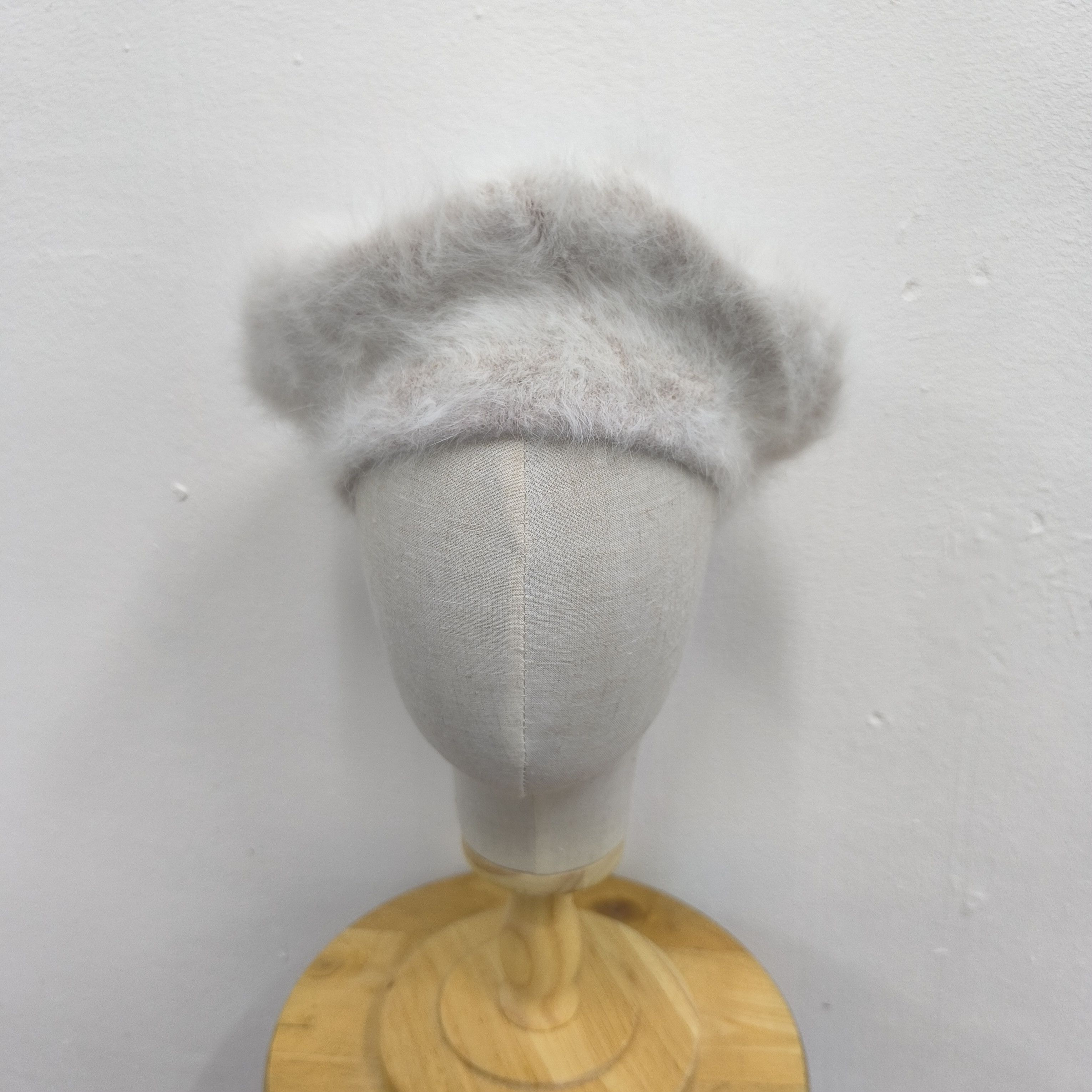 Japanese Brand 🌟Japanese brand kastane fur mohair beret hat Size ONE SIZE - 2 Thumbnail