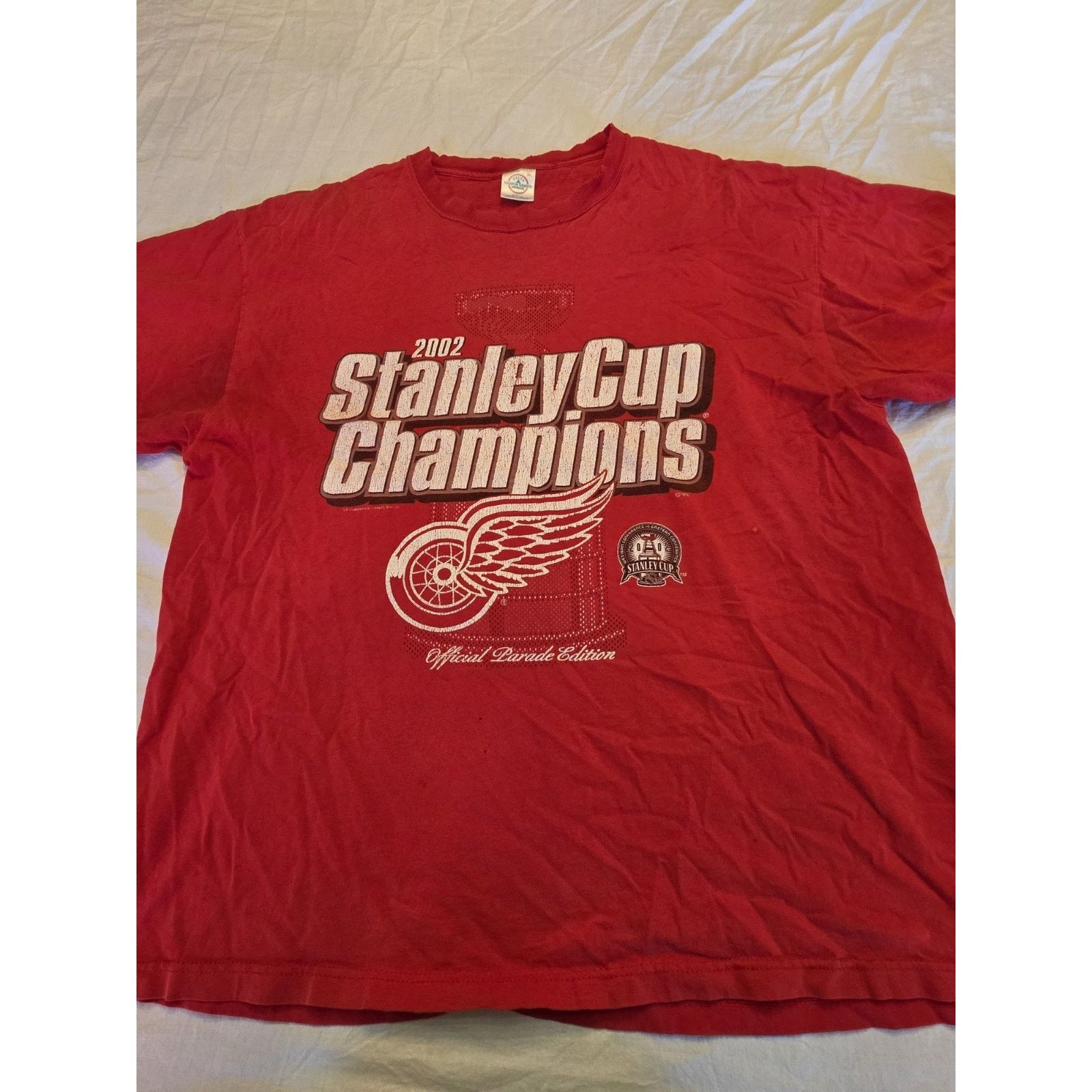Delta vintage 2002 Detroit Red Wings Stanley Cup Champions Delta Size US XL / EU 56 / 4 - 1 Thumbnail