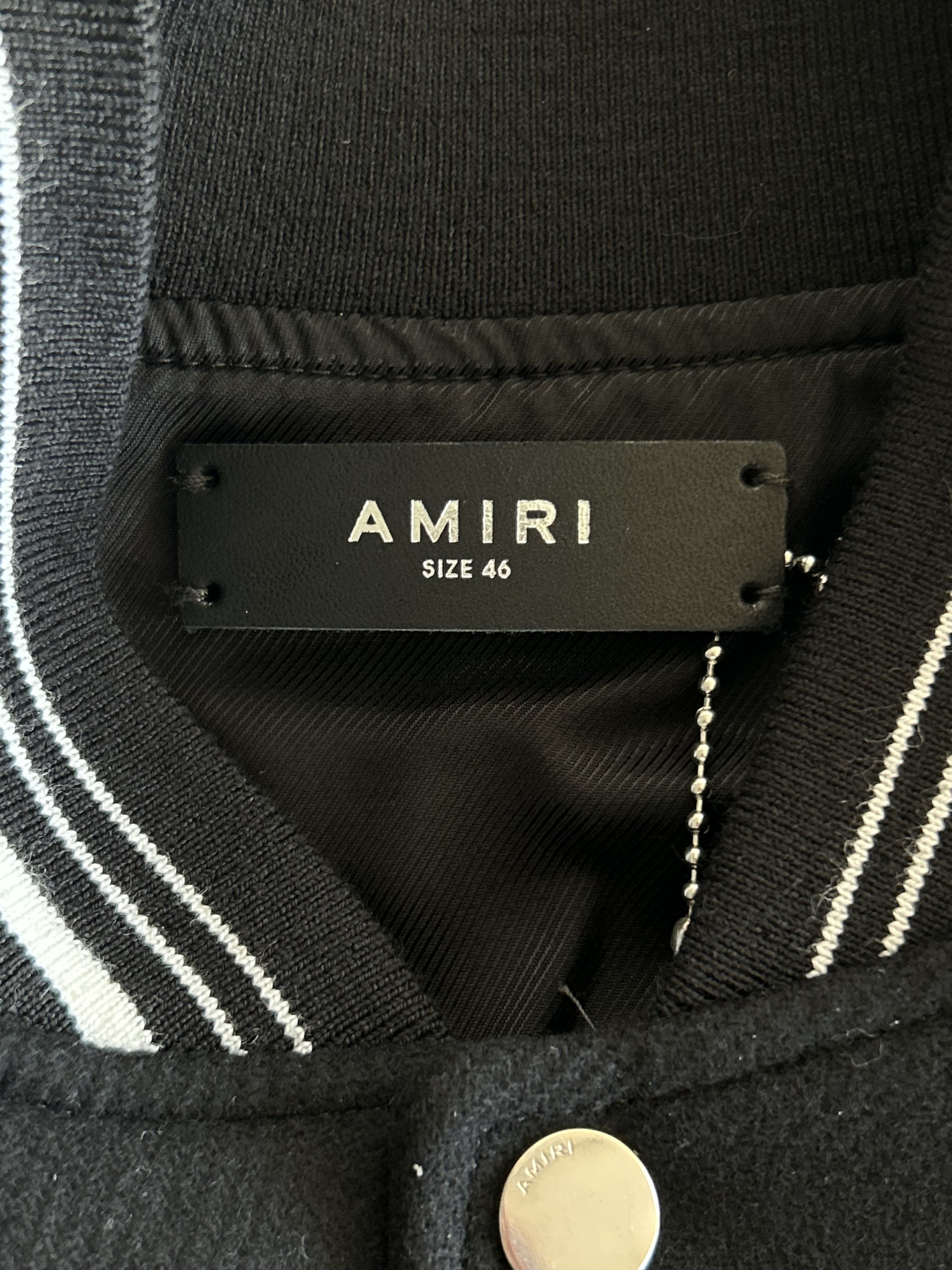 Amiri Amiri Black & White Imagination Varsity Jacket Size US S / EU 44-46 / 1 - 3 Thumbnail