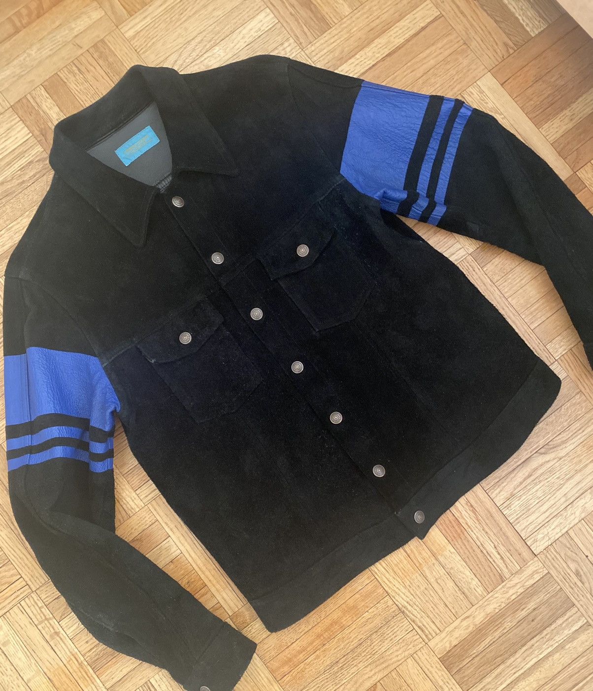 Undercover Undercover AW97 LEAF Suede Trucker Jacket *LAST DROP* Size US M / EU 48-50 / 2 - 8 Thumbnail
