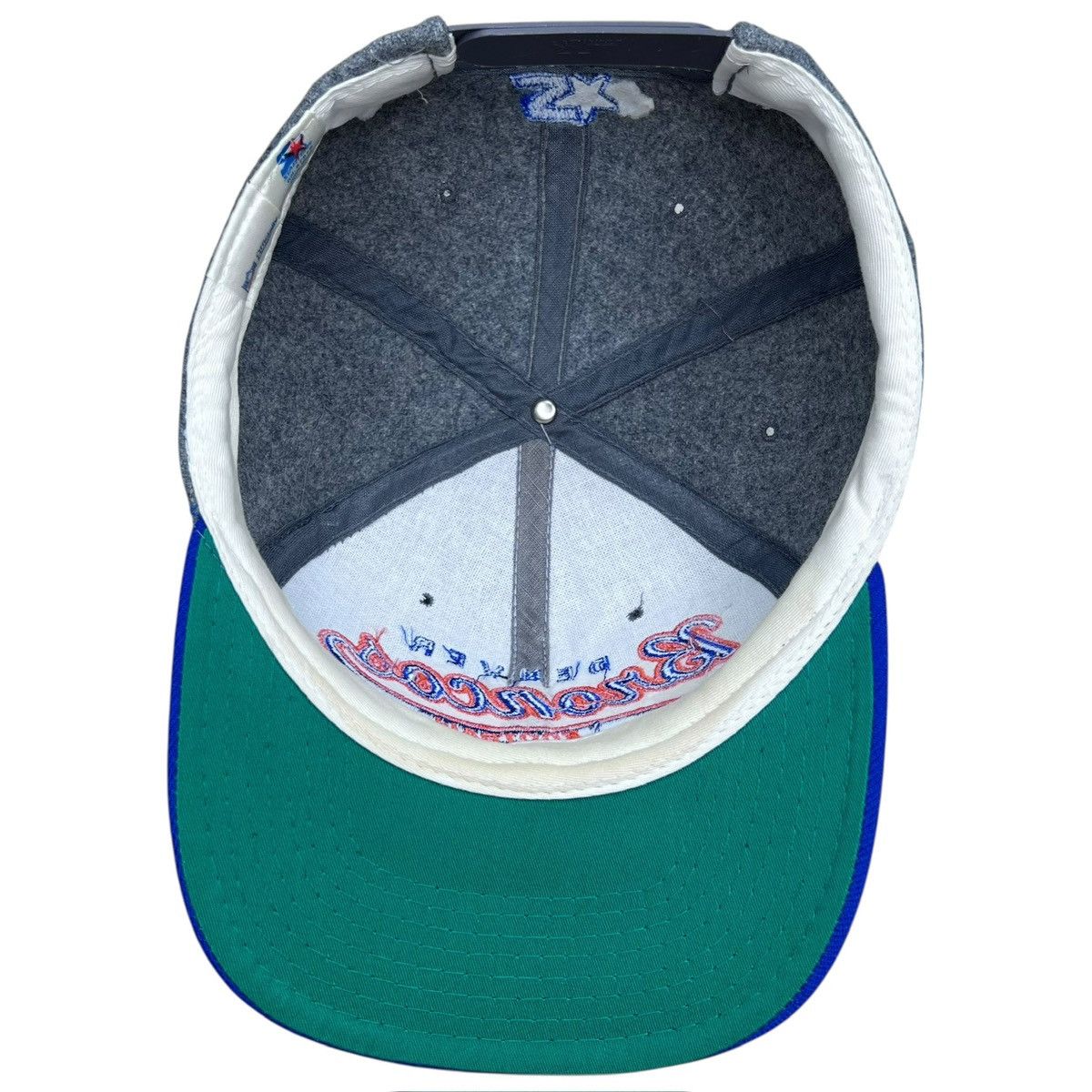 Starter 1980s NFL Denver Broncos Starter Wool Tail Sweep Snapback Size ONE SIZE - 8 Thumbnail