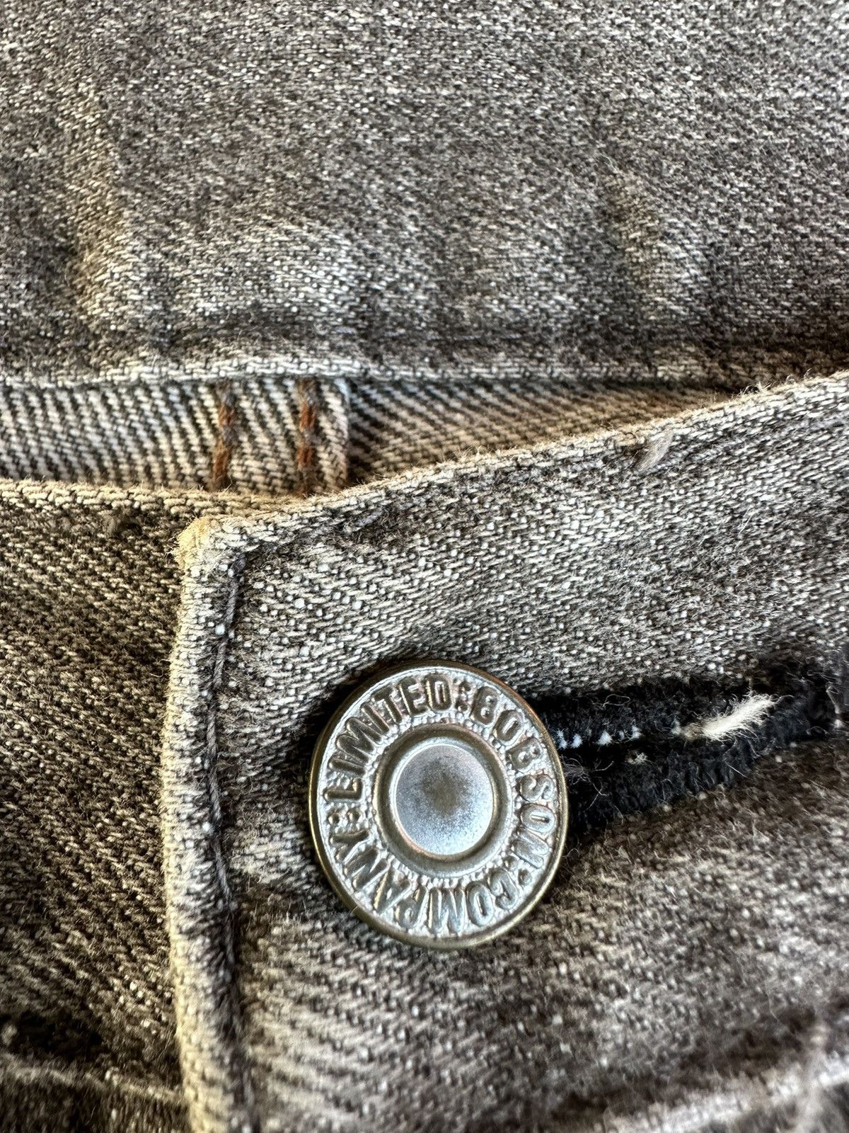 Vintage Vintage Bobson Chessking Flare Nice Faded Brown D502 Size US 33 - 11 Thumbnail