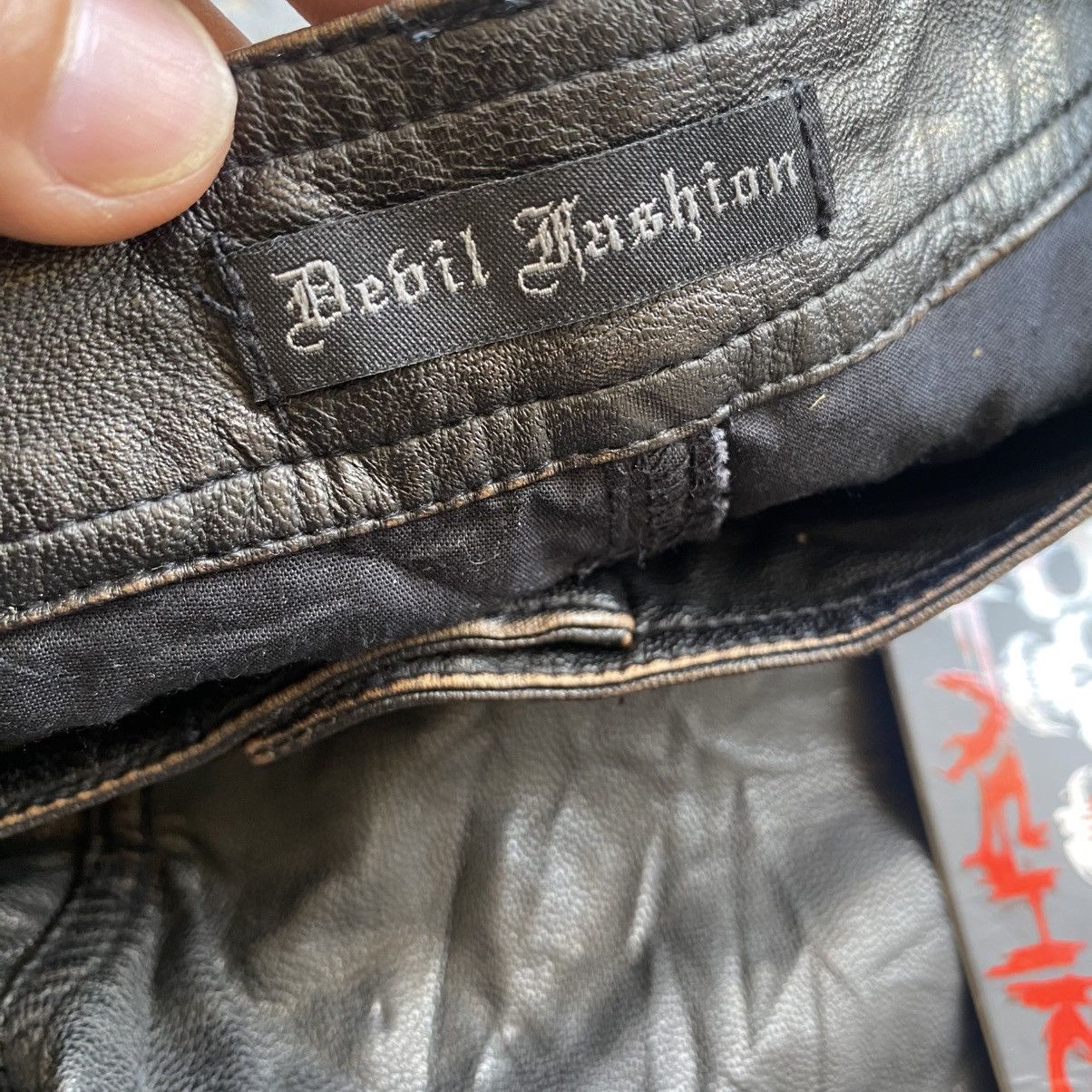 💥DEVIL FASHION BONDAGE PU LEATHER BIKER PANT